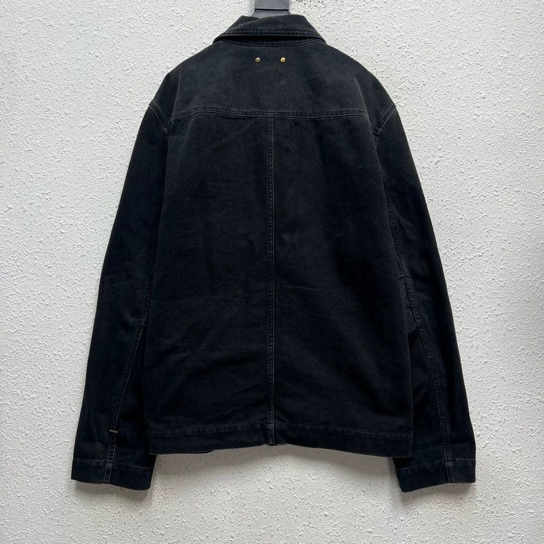 Louis Vuitton Louis Vuitton Black Lumberjack Full Print Washed Denim Jac Size US XL / EU 56 / 4 - 2 Thumbnail