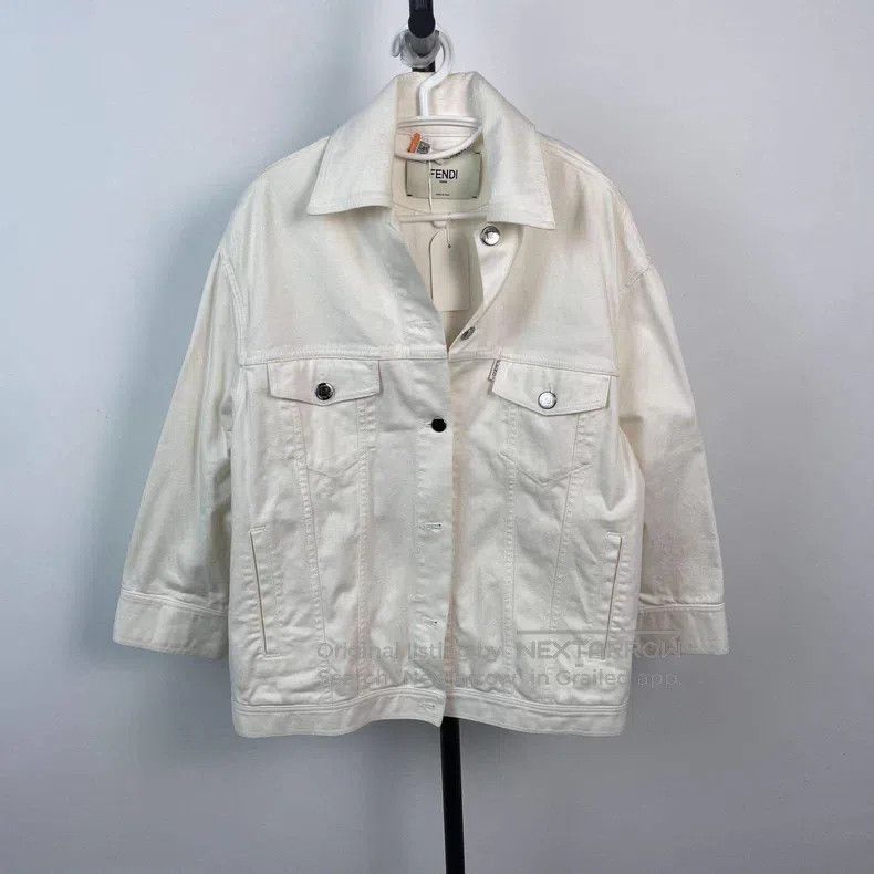 Fendi Fendi White Jacket Size XS / US 0-2 / IT 36-38 - 1 Thumbnail