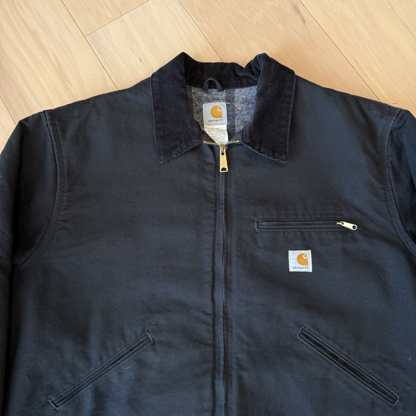 Carhartt Carhartt Detroit Jacket 2XL Black Heavy Workwear Full Zip Size US XXL / EU 58 / 5 - 4 Thumbnail