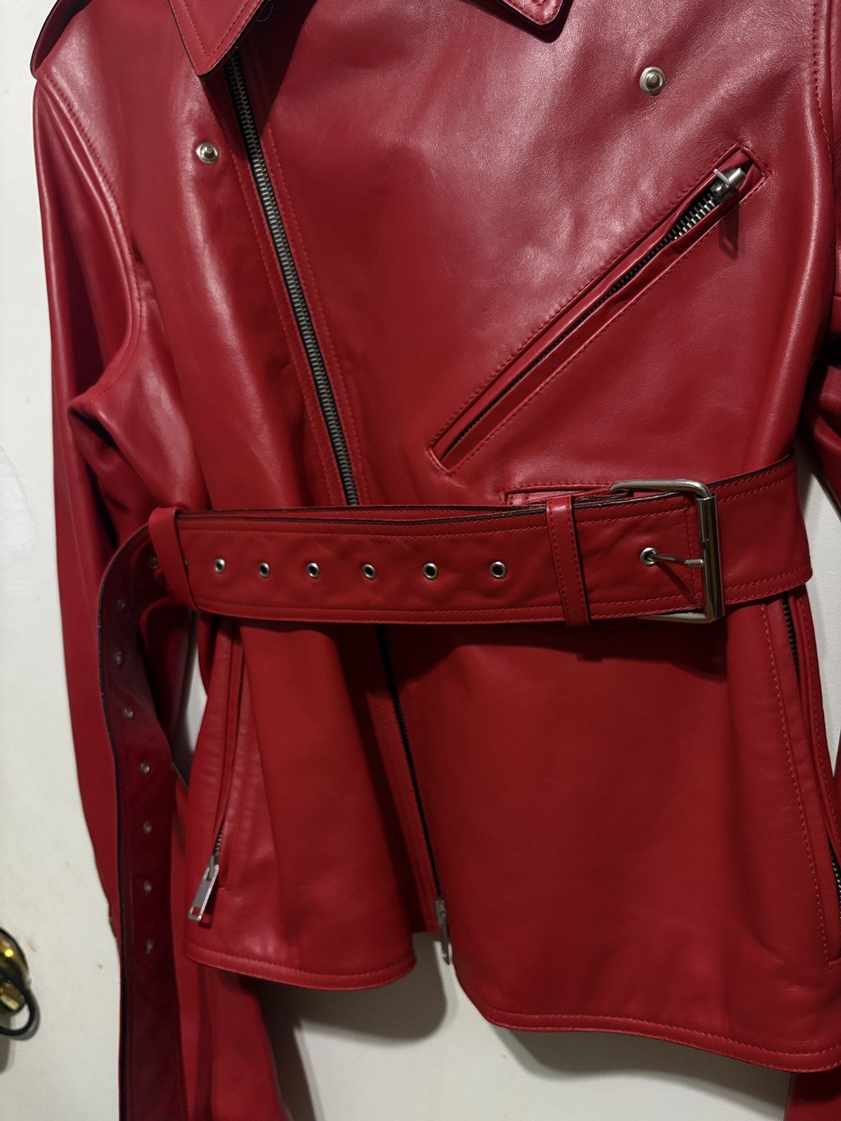 Celine Celine Phoebe Leather biker jacket Size XS / US 0-2 / IT 36-38 - 14 Thumbnail