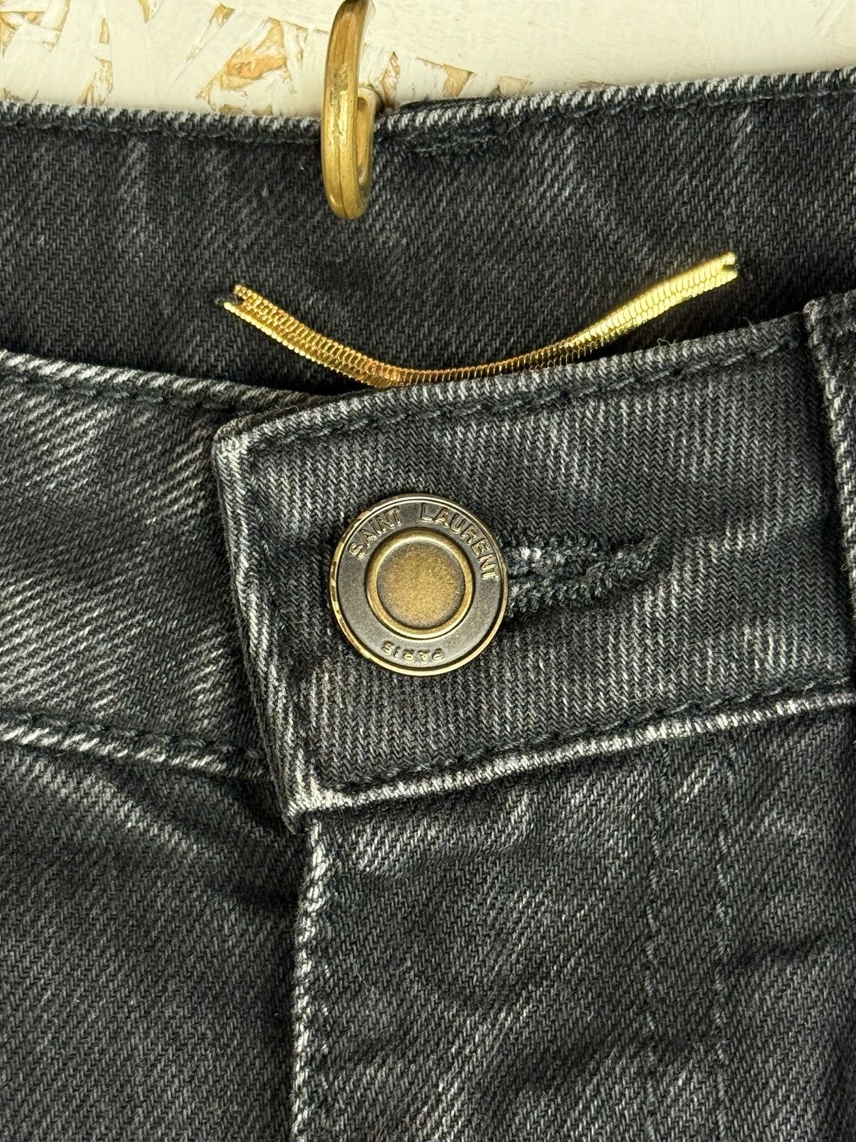 Saint Laurent Paris Saint Laurent Paris SS18 D05 W/SK-MW Black Skinny Jeans 28 Size 28" / US 6 / IT 42 - 5 Thumbnail