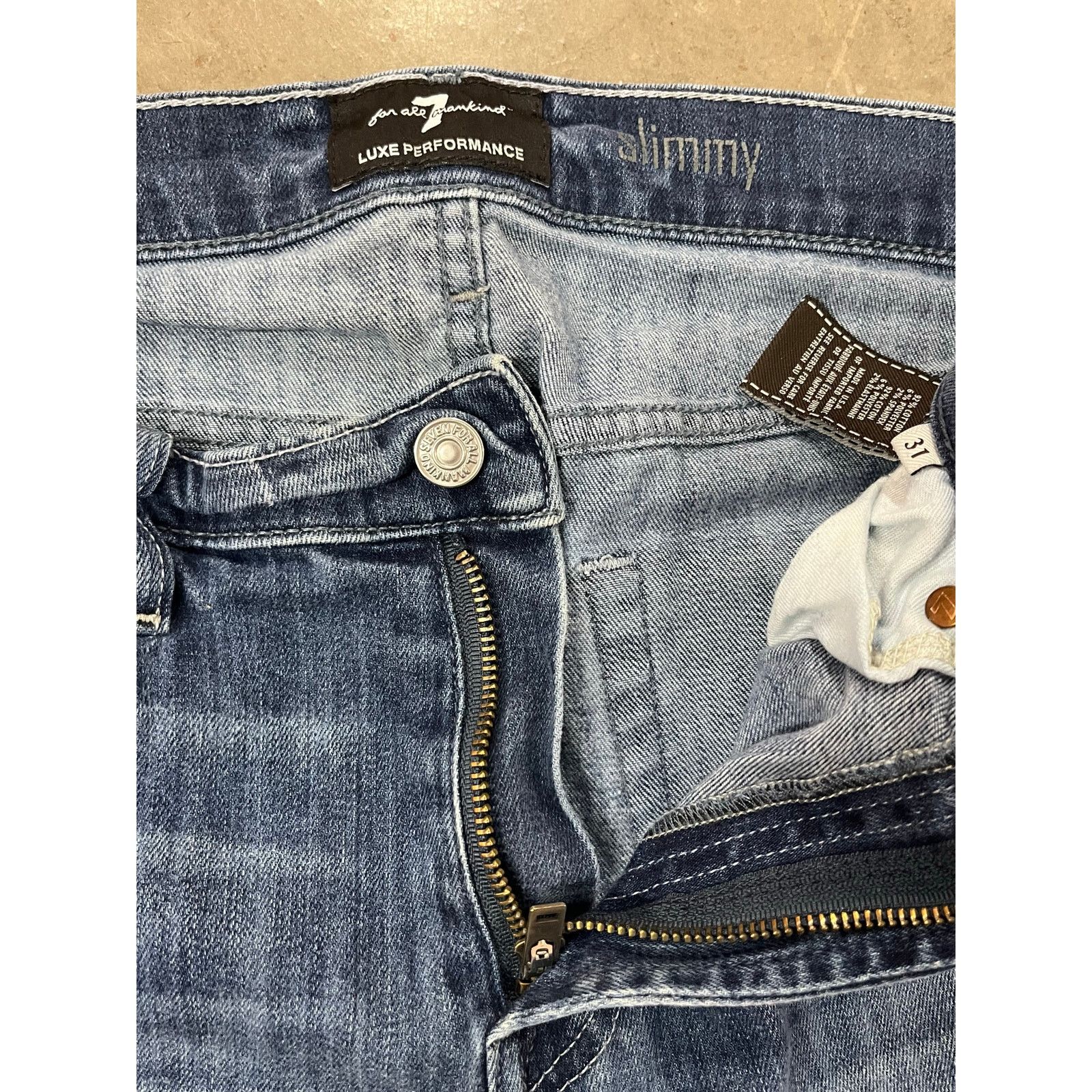 7 For All Mankind 7 For All Mankind - Slimmy / medium wash / 31x 27 Size US 31 - 7 Thumbnail