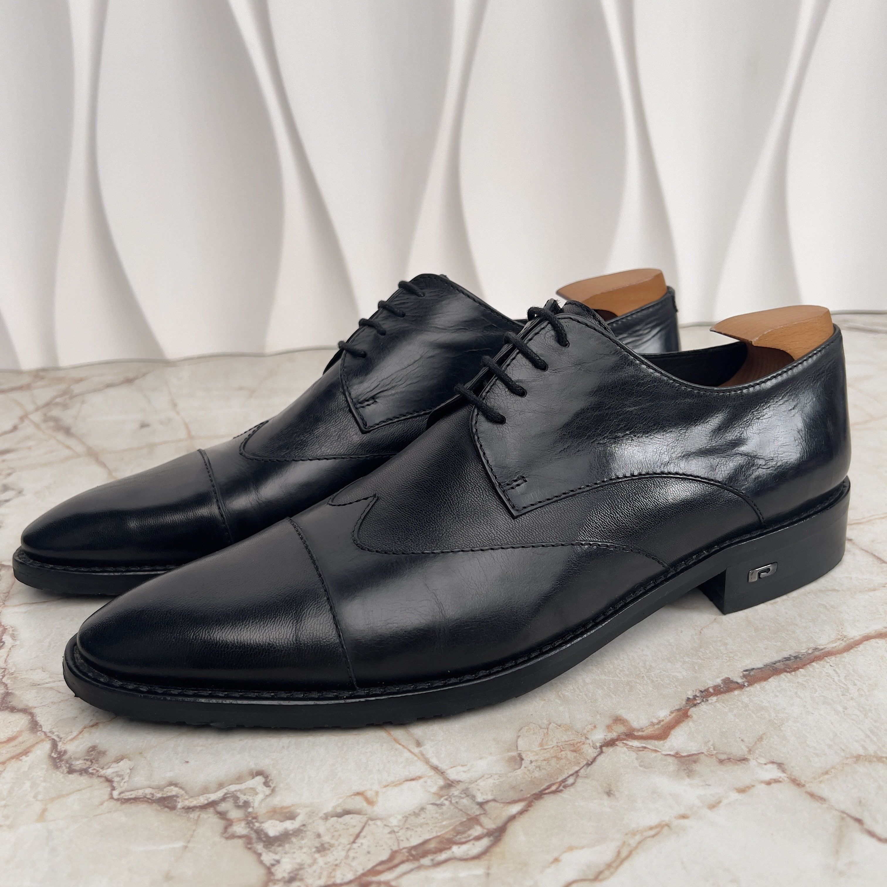 Other Pakerson Oxford Derby Lace Up Leather Hand Made In Italy Size US 8 / EU 41 - 2 Thumbnail