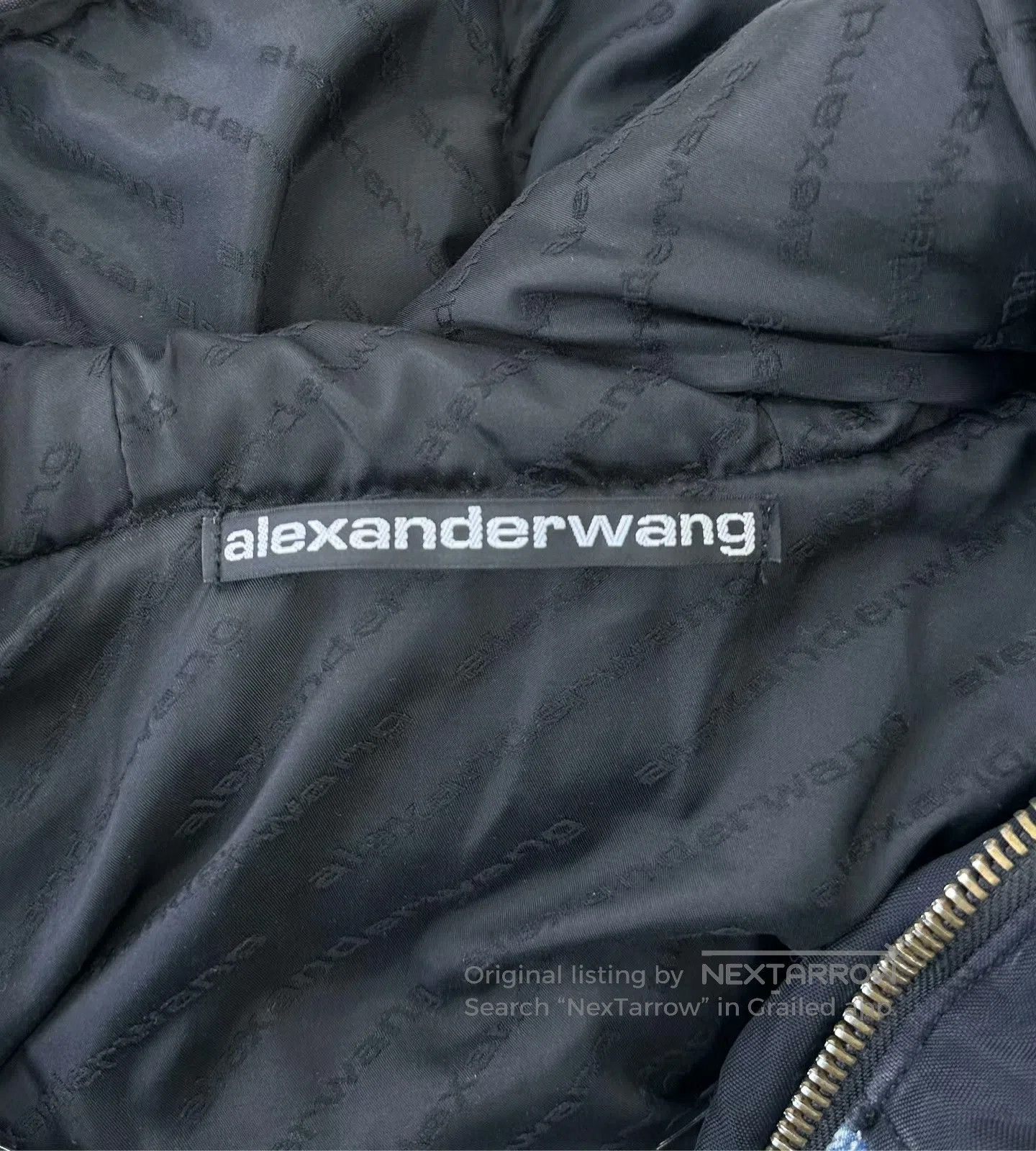 Alexander Wang Alexander Wang Blue Denim Patched Short Cotton Jacket| Size US XS / EU 42 / 0 - 3 Thumbnail