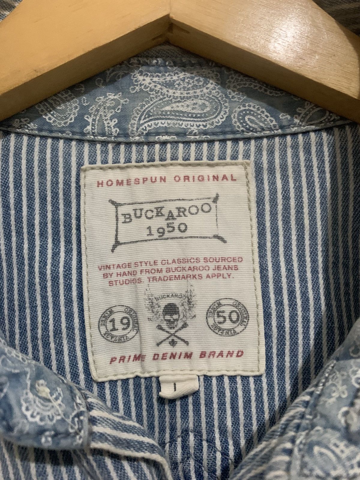 Japanese Brand Buckaroo Button Shirt Faded style Size US M / EU 48-50 / 2 - 16 Thumbnail
