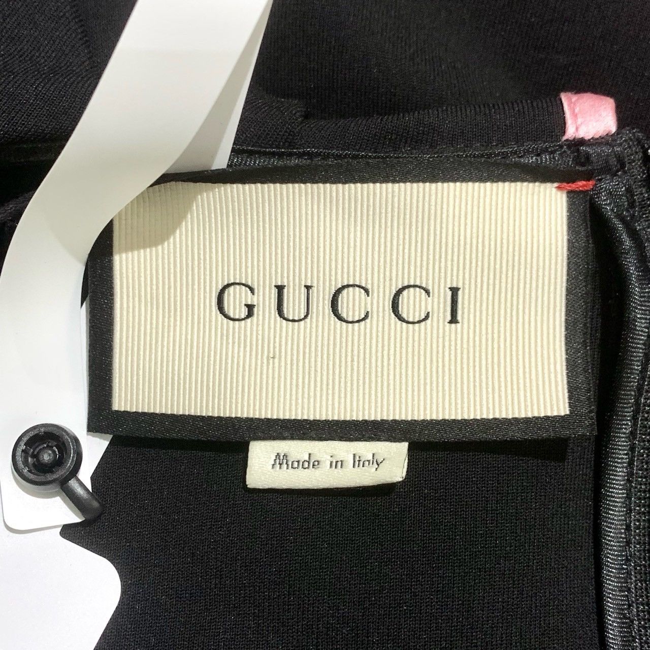 Gucci Gucci Black V-neck Short Sleeve Dress K26WX Size M / US 6-8 / IT 42-44 - 5 Thumbnail