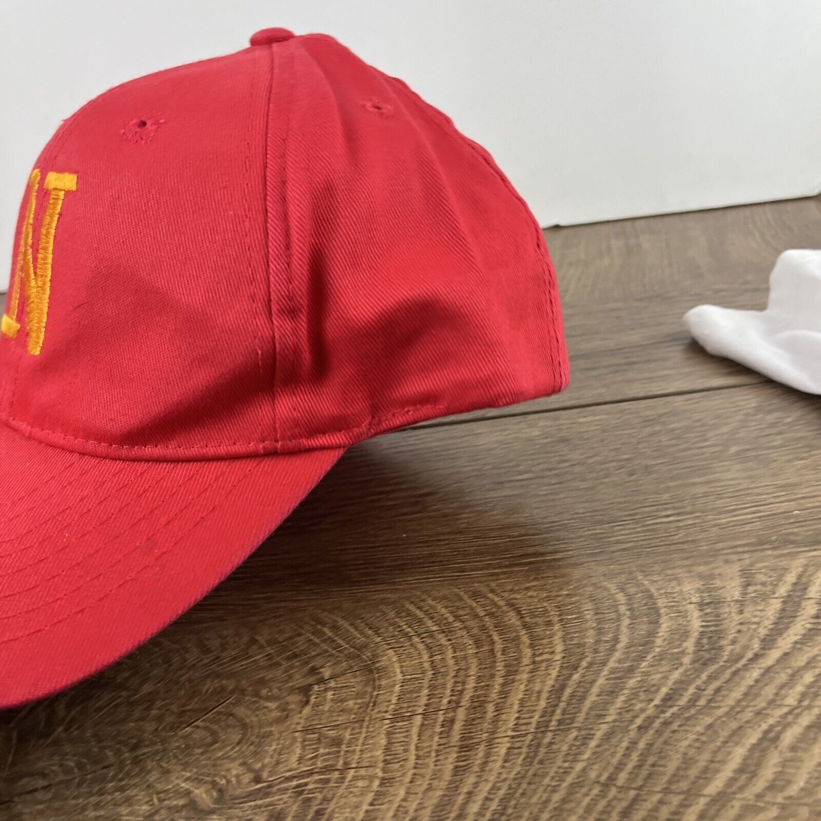 Other Vintage US Navy Hat United State Navy Red Hat Adjustable Adu Size ONE SIZE - 8 Thumbnail