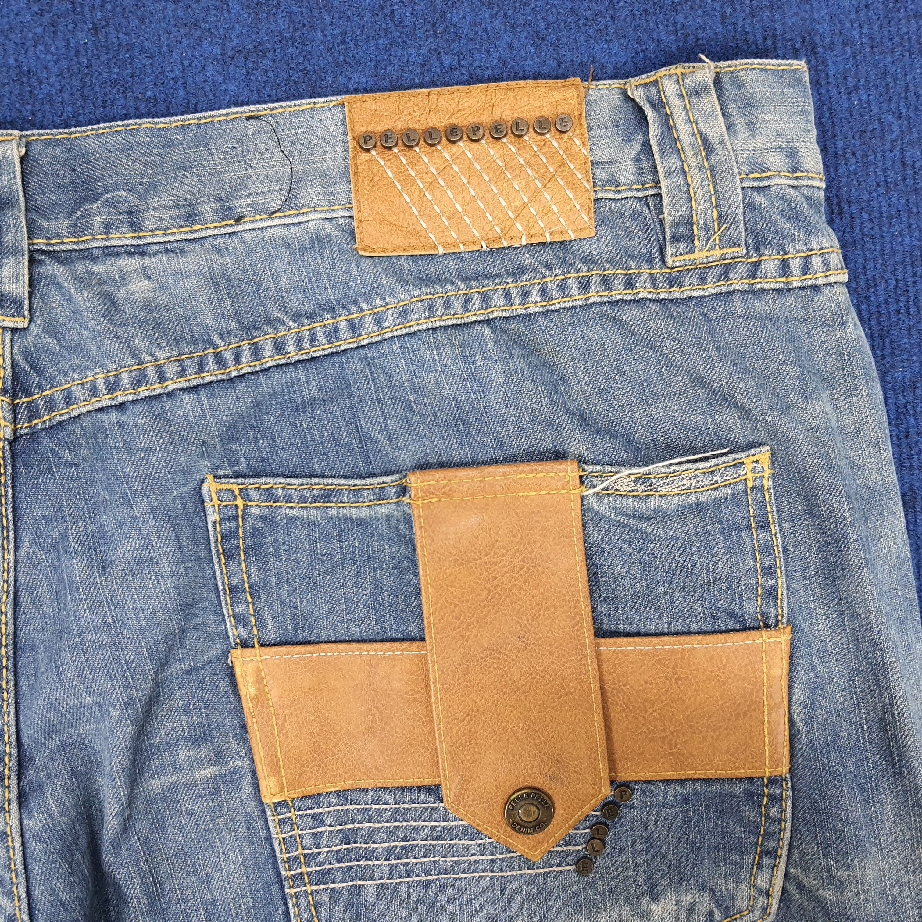 Pelle Pelle × Vintage Vintage Pelle Pelle Us Urban Fashion Design Jeans Size US 42 / EU 58 - 4 Thumbnail