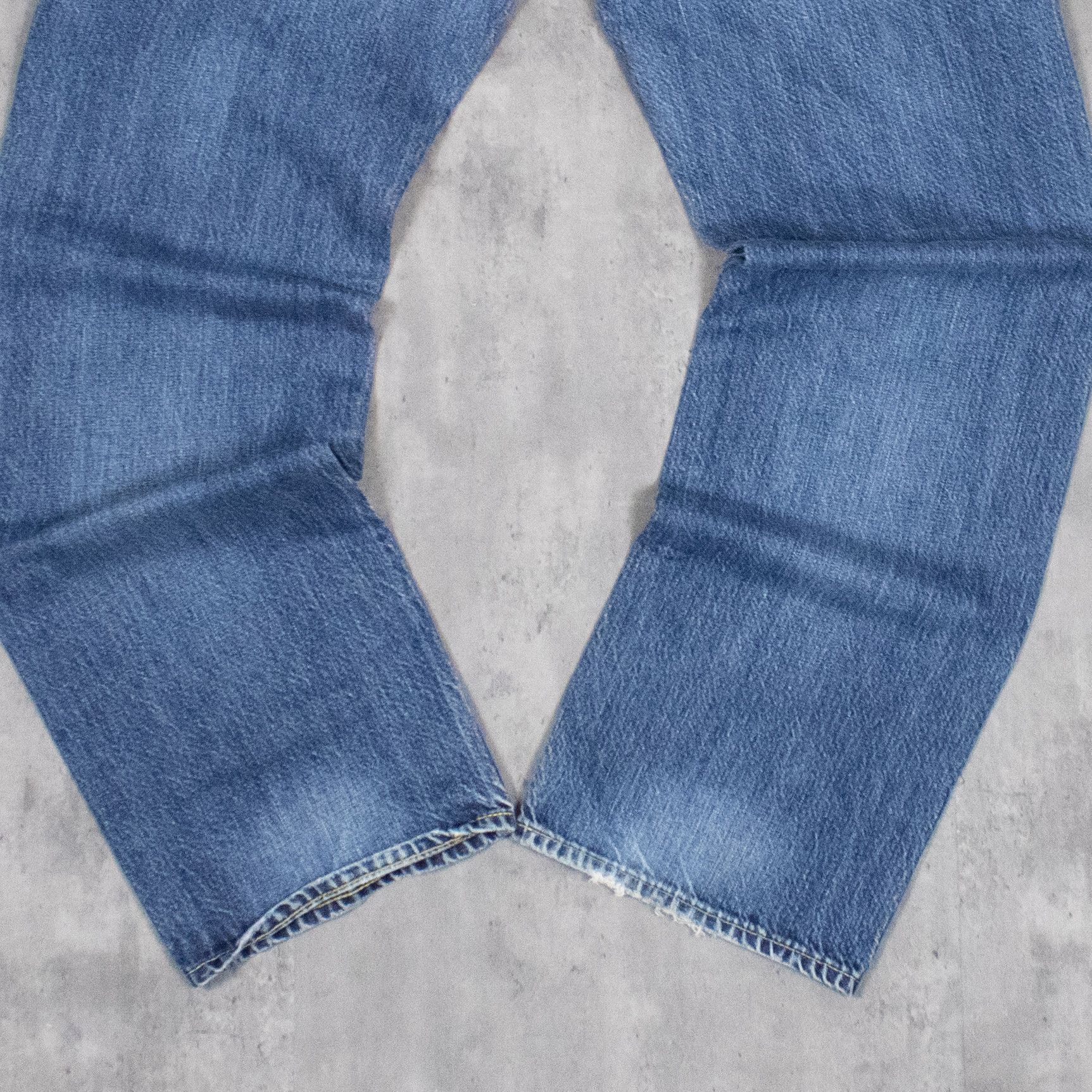 Uniqlo Uniqlo Indigo Midwash Straight Legged Baggy Pant's Size US 32 / EU 48 - 11 Thumbnail