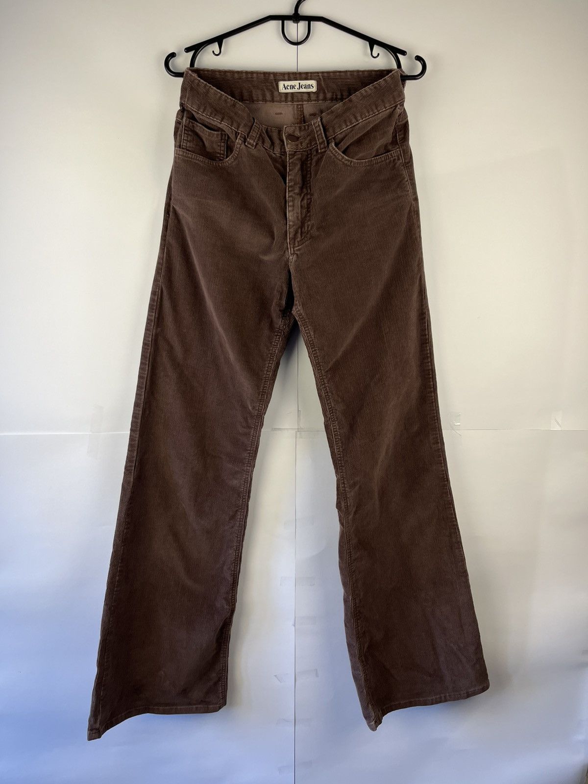 Acne Studios Acne Studios Velvet Cotton A-Pant Cord Wine Pants Size 34" / US 12 / IT 48 - 1 Thumbnail