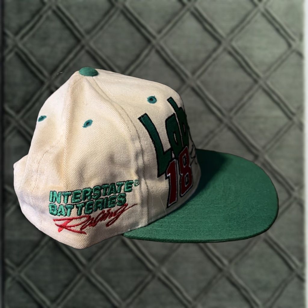 NASCAR VINTAGE NASCAR Racing Bobby Labonte White Green SnapBack Hat 90s Y2K Size ONE SIZE - 1 Thumbnail