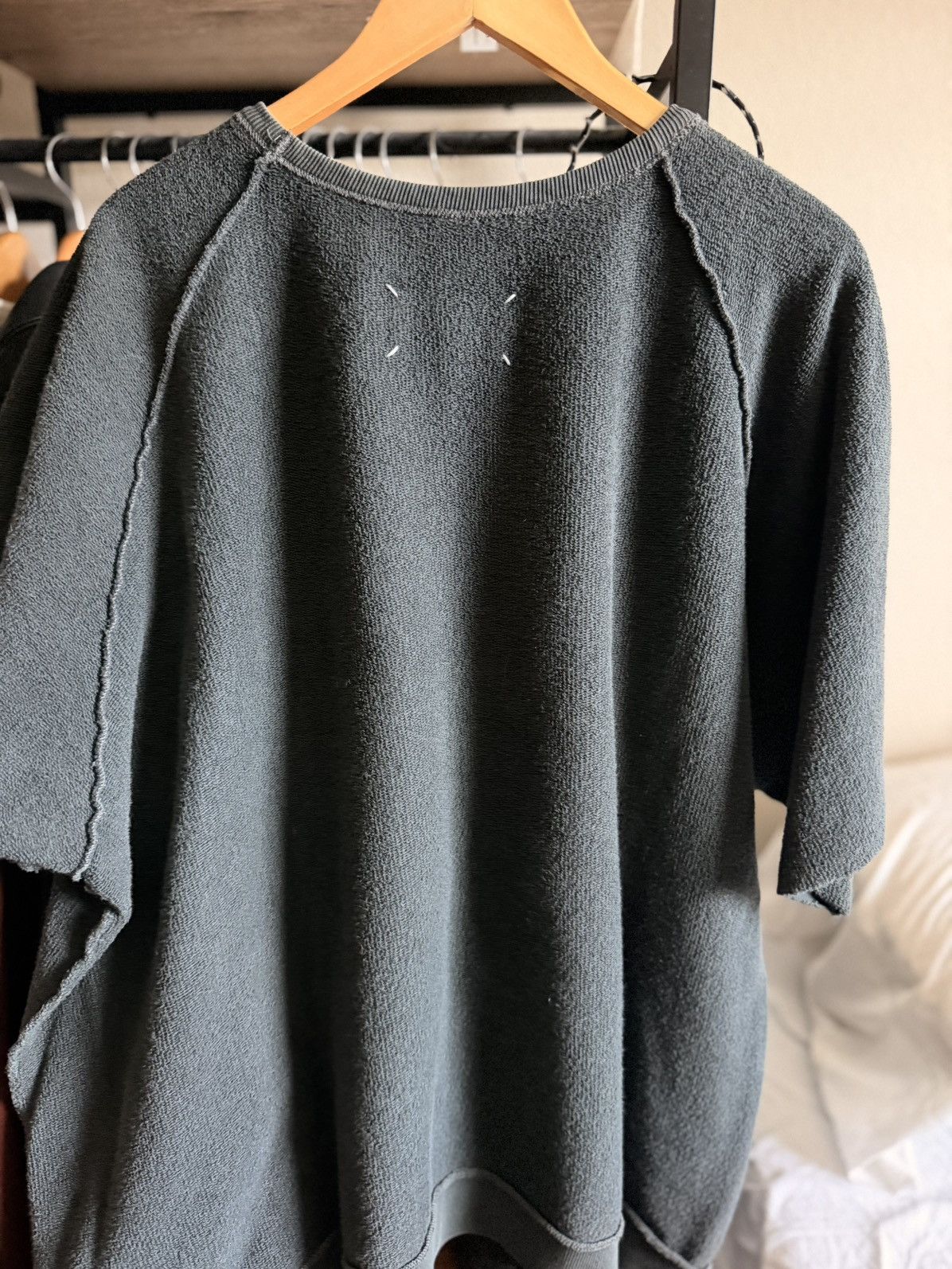 Maison Margiela Inside out french terry shirt Size US XL / EU 56 / 4 - 2 Thumbnail