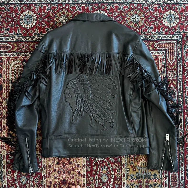 Schott Schott Joint Indian Chief Fringed Leather Jacket Size US M / EU 48-50 / 2 - 1 Thumbnail