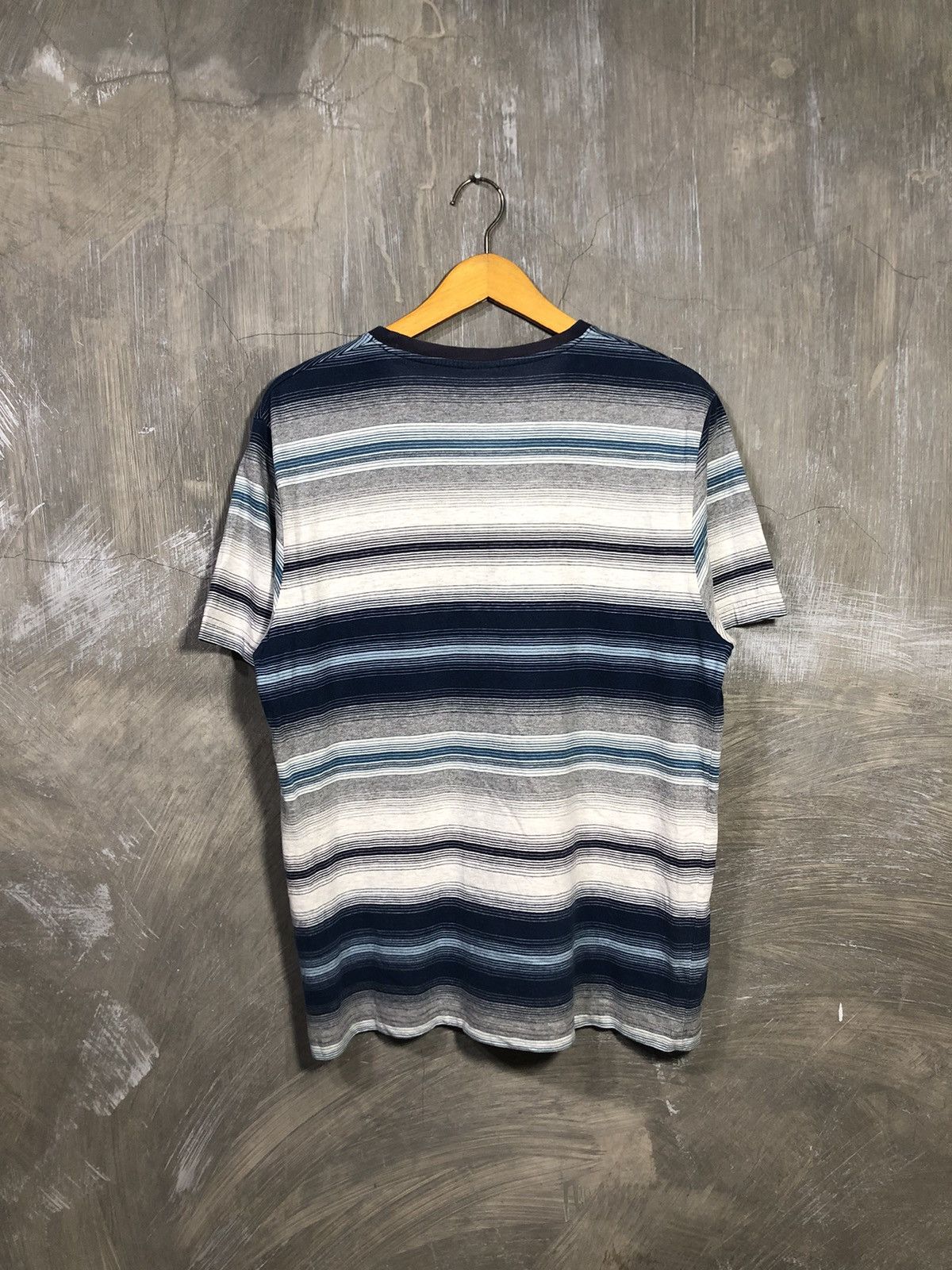 Hang Ten × Japanese Brand Vintage Hangten Stripe Pocket T-shirt Size US L / EU 52-54 / 3 - 7 Thumbnail