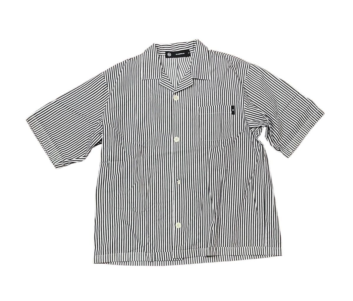GU *FINAL DROP* Undercover x gu striped graphic camp shirt Size US M / EU 48-50 / 2 - 6 Thumbnail