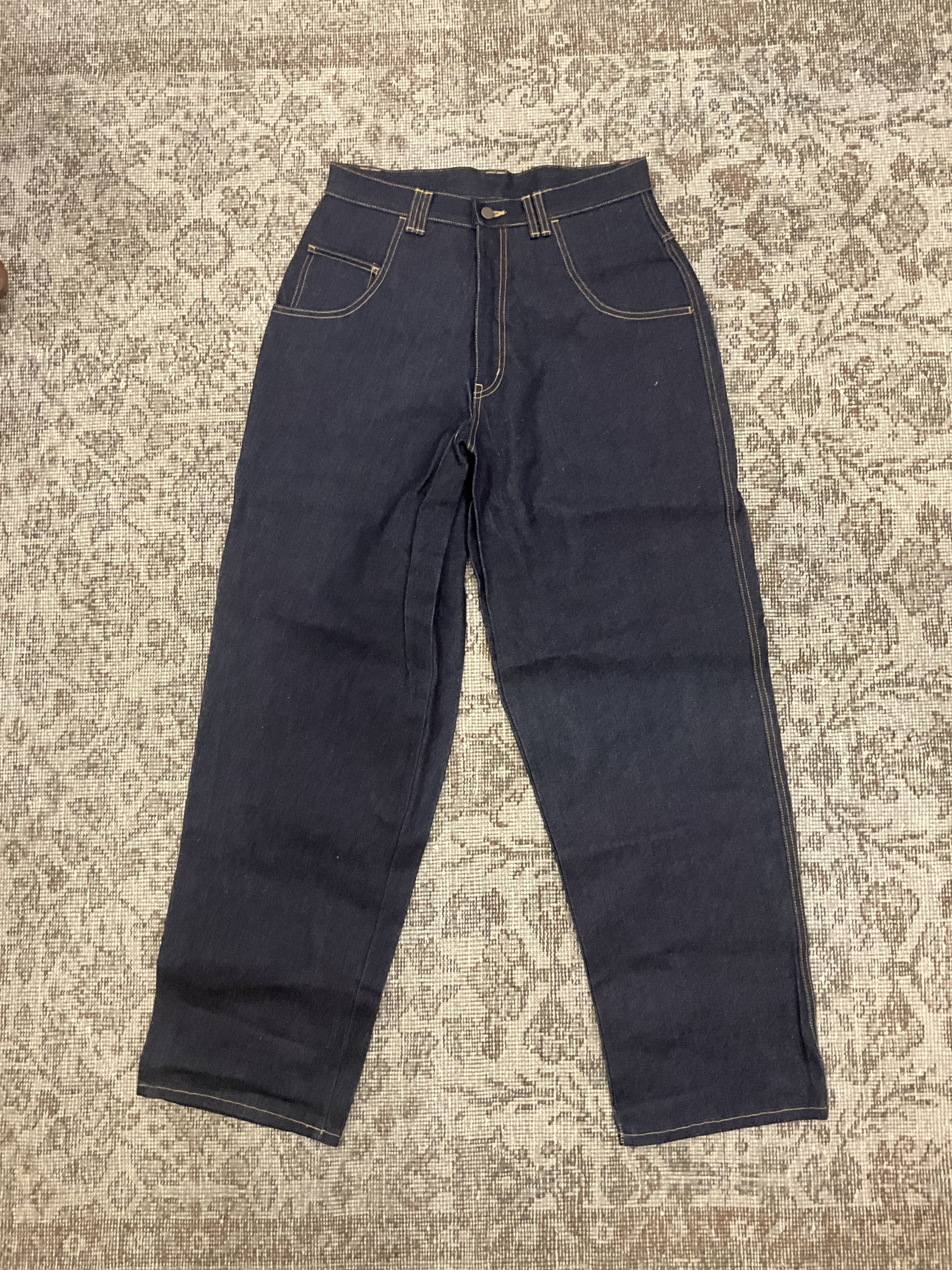 Other Kojima Denim Wide Leg Jeans Dark Indigo Deadstock Japan 90s Size US 32 / EU 48 - 1 Thumbnail