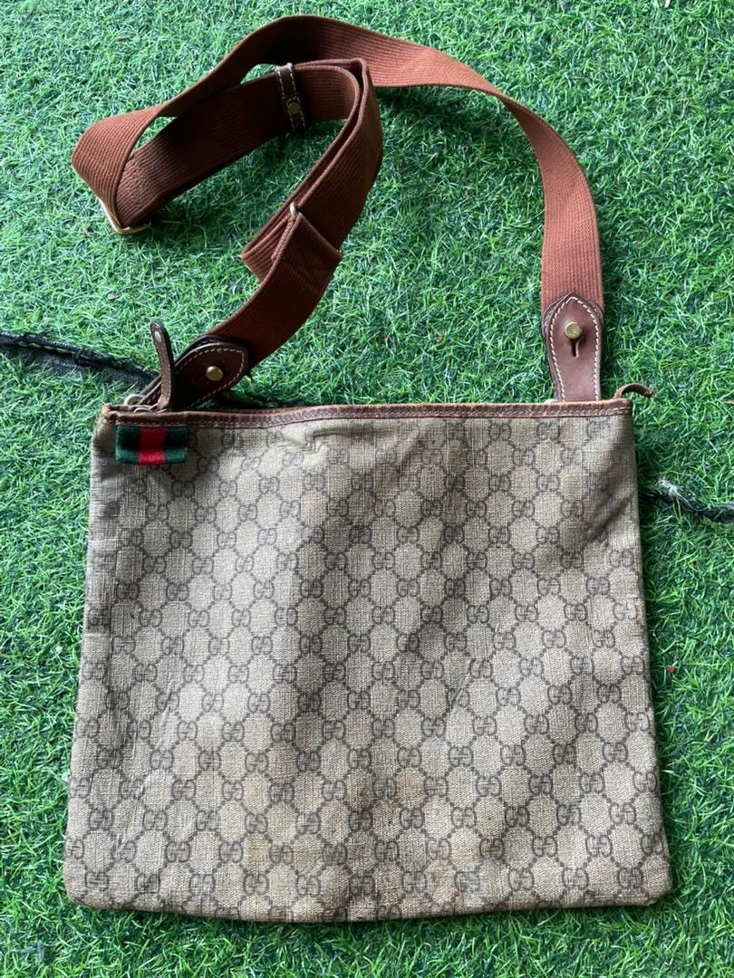Gucci Authentic Gucci GG Canvas Crossbody Bag REPLACED STRAP Size ONE SIZE - 1 Thumbnail