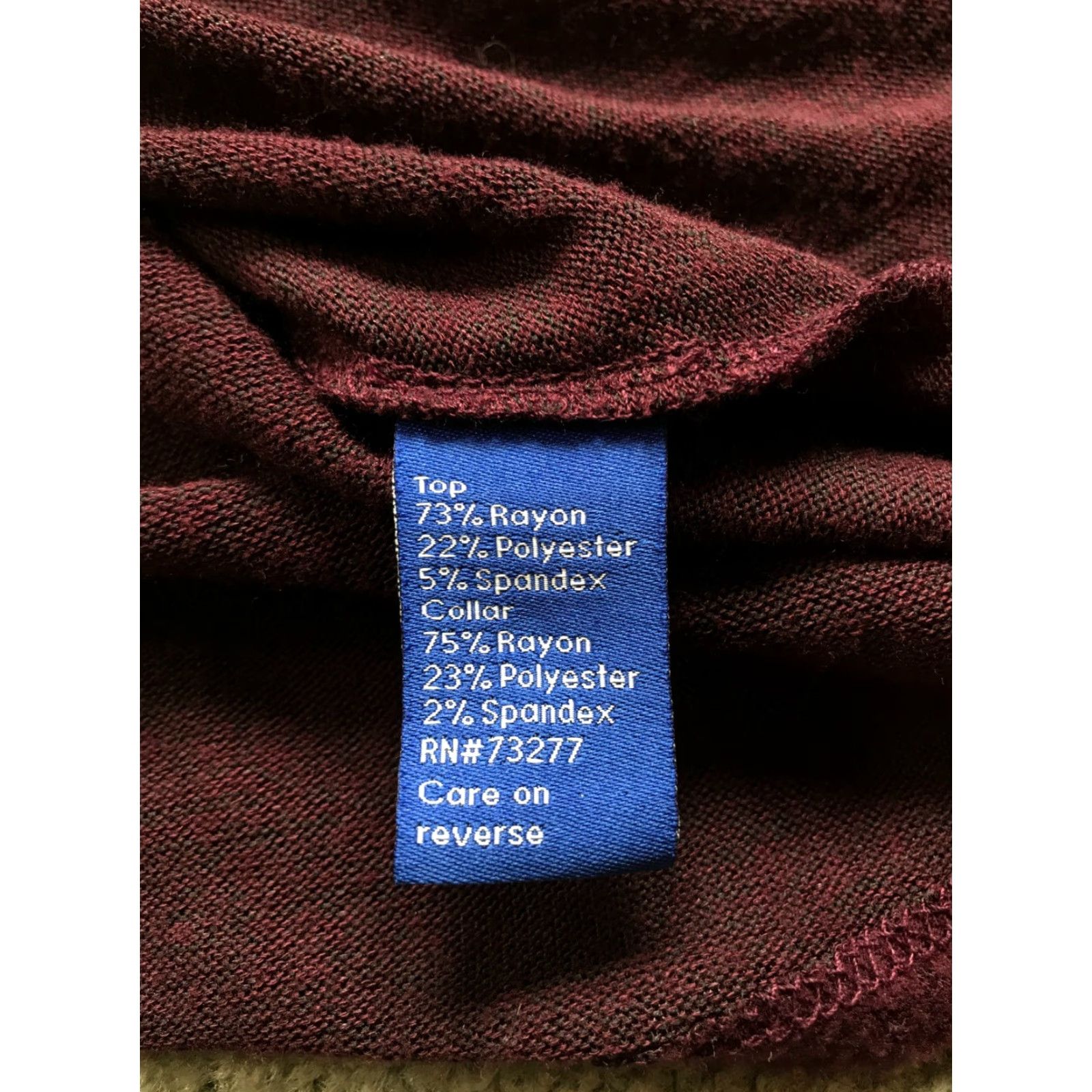 Apt. 9 APT.9 Sweater Women's Large Maroon Cowl Neck Pullover Knit Pullover Mock Neck Long Sleeve Size L / US 10 / IT 46 - 6 Thumbnail