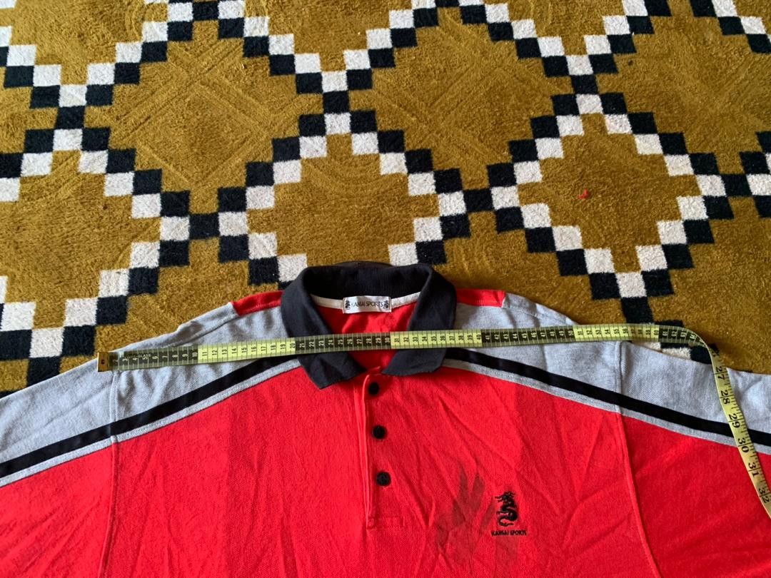 Kansai Yamamoto P1-10 Kansai Sports Embroidery Dragon polo Shirt Size US L / EU 52-54 / 3 - 9 Thumbnail