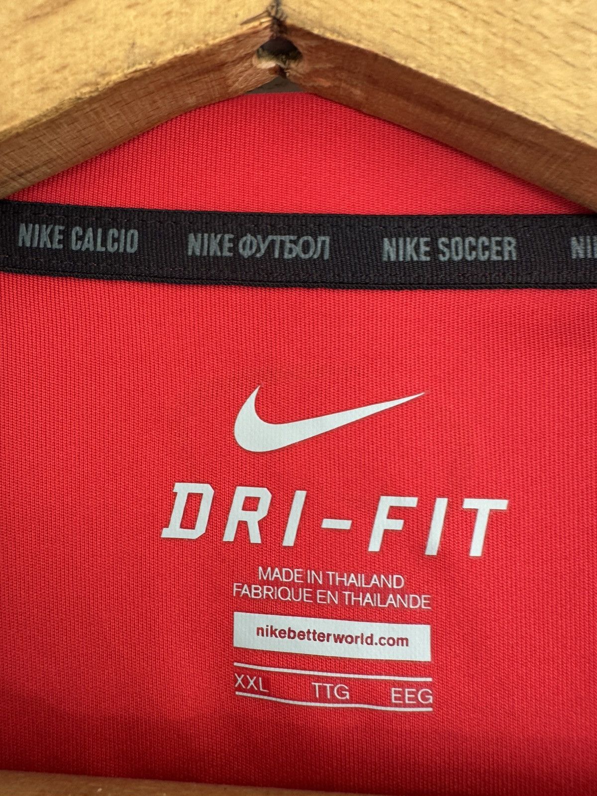 Nike BNWT Manchester United 2014-2015 Soccer Training Jersey Kit Size US XXL / EU 58 / 5 - 13 Thumbnail