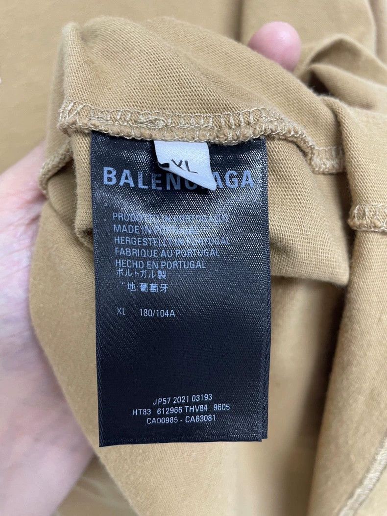 Balenciaga Balenciaga WFP printed Logo round neck pullover short slee Size US XL / EU 56 / 4 - 5 Thumbnail