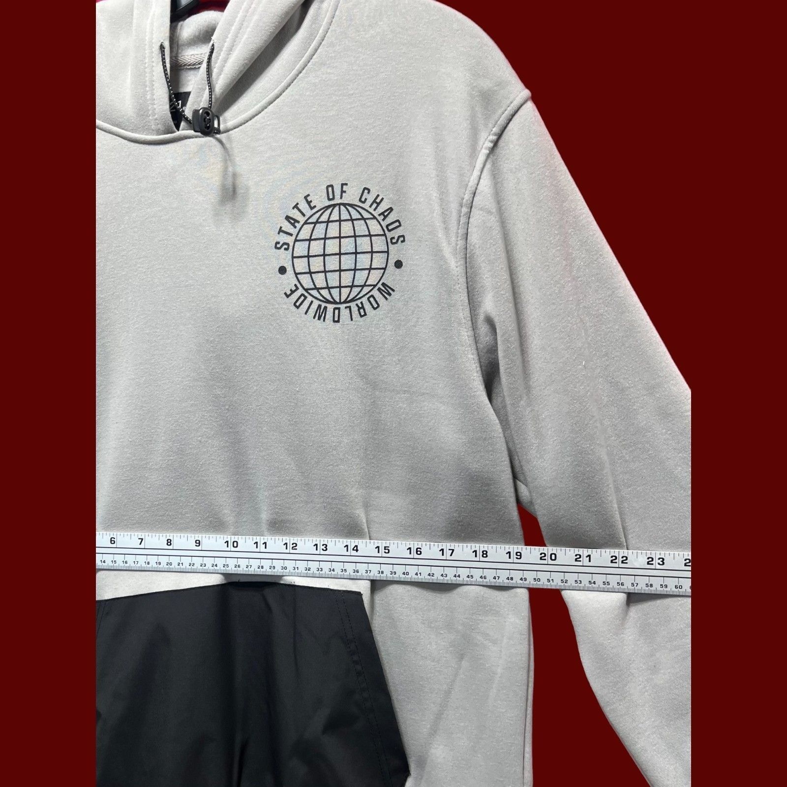 rue21 Rue 21 - Men's Long Sleeved Hooded Sweater - Grey - Medium Size US M / EU 48-50 / 2 - 3 Thumbnail