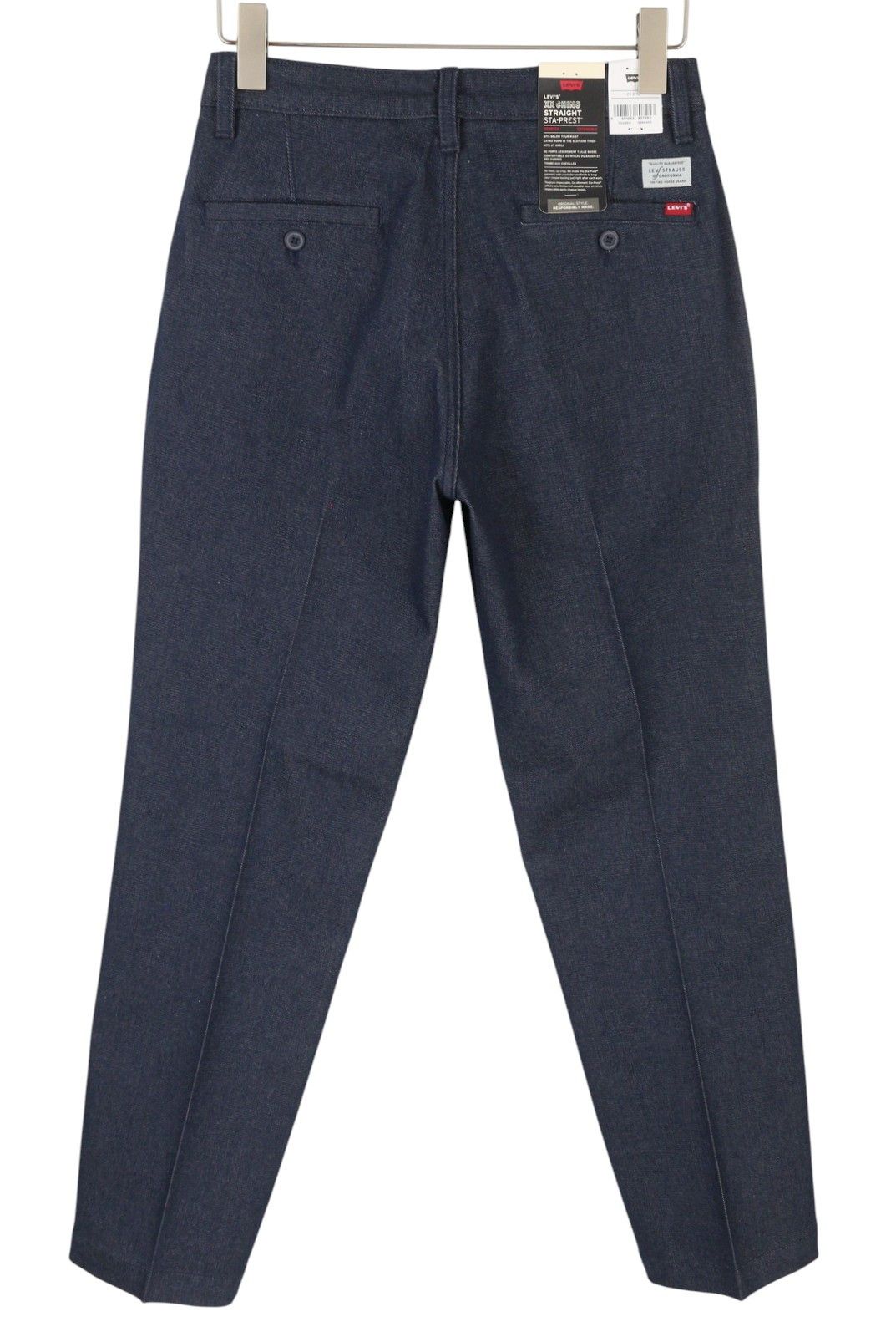 Levi's XX CHINO W29/L32 Dark Blue Straight Stretch Zip Pants 87063 Size US 29 - 4 Thumbnail
