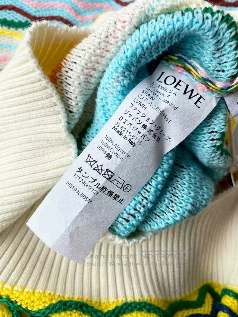 Loewe Loewe Colorful Striped Knit Sweater Size S / US 4 / IT 40 - 5 Thumbnail