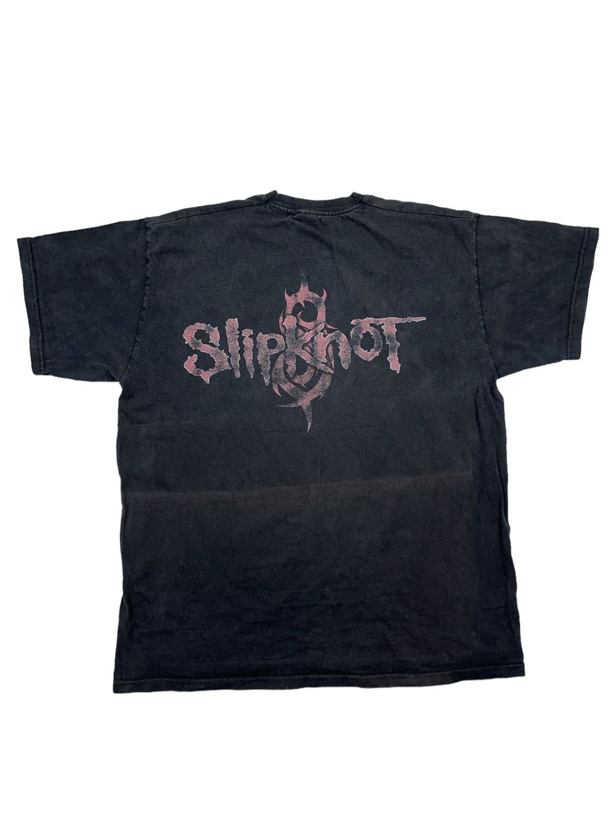 Band Tees Vintage Slipknot Sun Faded T-shirt y2k Size US XL / EU 56 / 4 - 2 Thumbnail