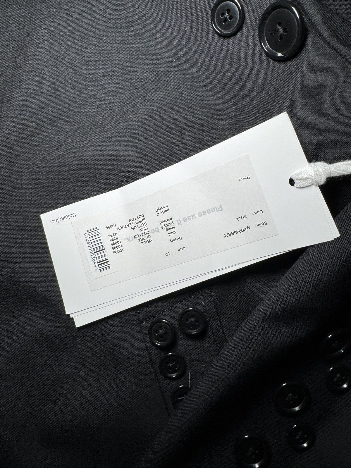 Takahiromiyashita The Soloist. TAKAHIROMIYASHITA TheSoloist. SS25 Button Embellished Jacket Size US L / EU 52-54 / 3 - 4 Thumbnail