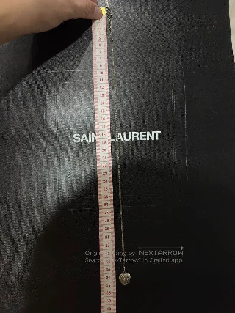 Saint Laurent Paris Saint Laurent Paris Peace Dove Necklace with Heart Pendant Size ONE SIZE - 6 Thumbnail