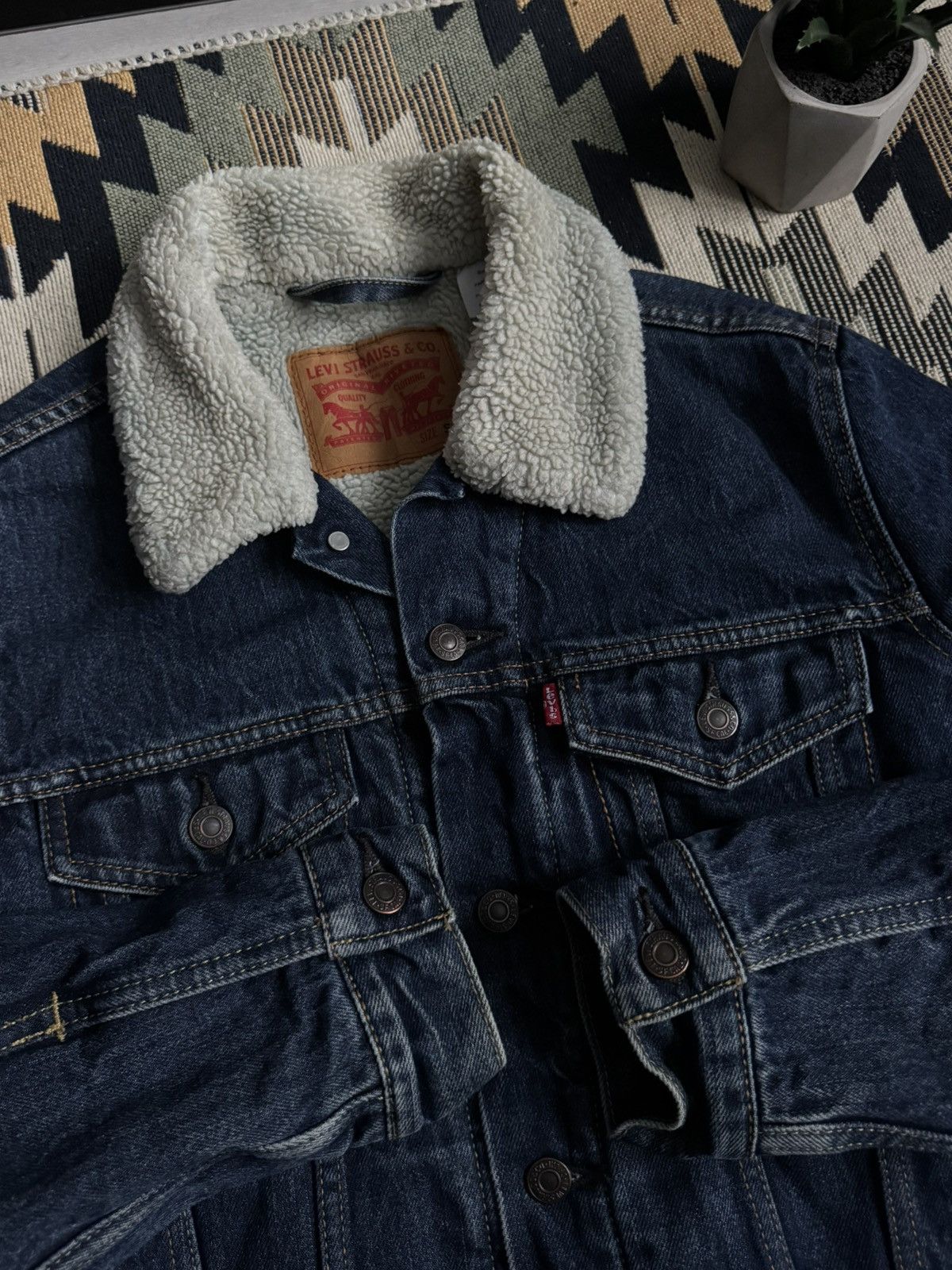 Levi's Vintage Levi’s Denim Sherpa Size US S / EU 44-46 / 1 - 7 Thumbnail