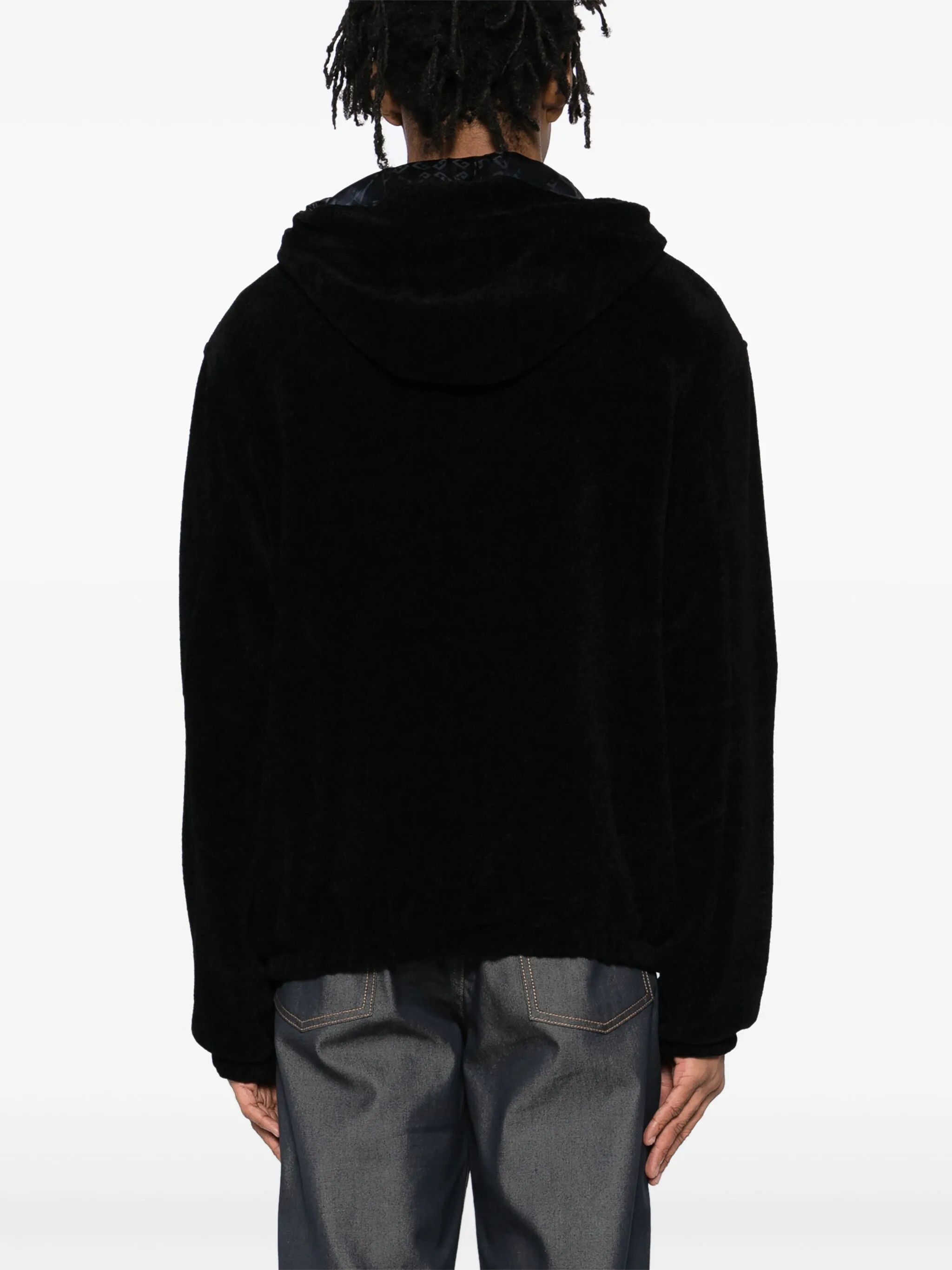 Givenchy o1srvl11e1225 4G Reversible Hooded Jacket in Black Size US L / EU 52-54 / 3 - 4 Thumbnail