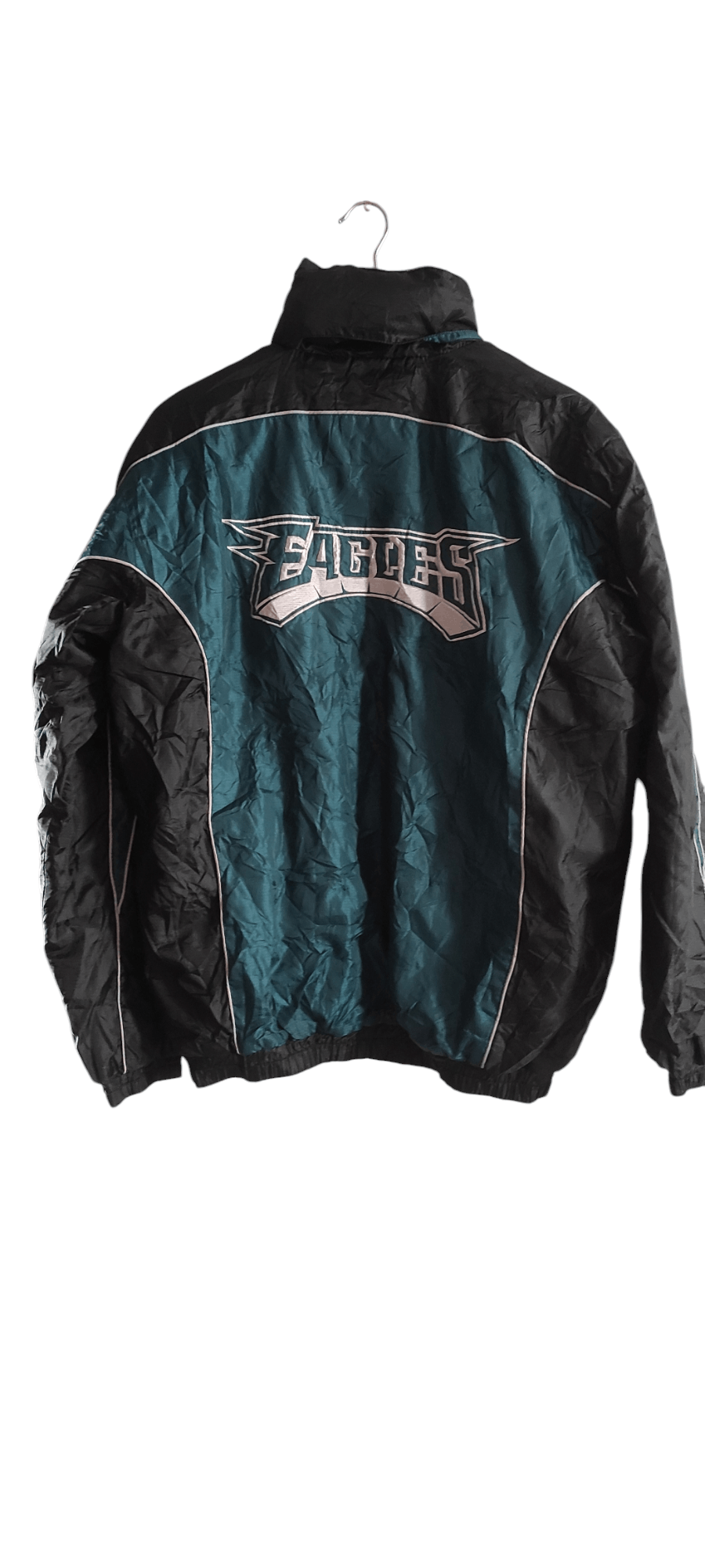 NFL × Vintage Vintage 90s Philadelphia Eagles NFL Full Zip Puffer Jacket Size US M / EU 48-50 / 2 - 2 Thumbnail