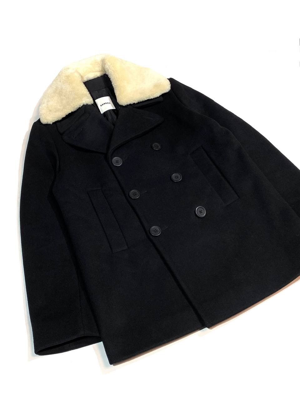 Sandro Sandro Paris Wool Coat Men Jacket Size US S / EU 44-46 / 1 - 11 Thumbnail