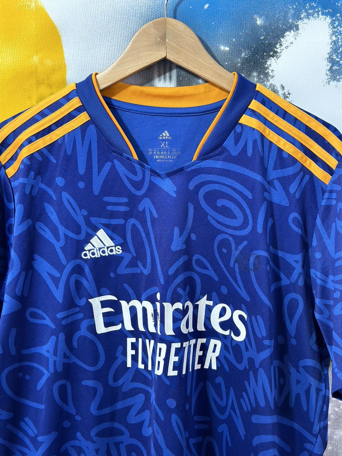 Adidas Adidas Real Madrid Away Jersey 21/22 Size US XL / EU 56 / 4 - 2 Thumbnail