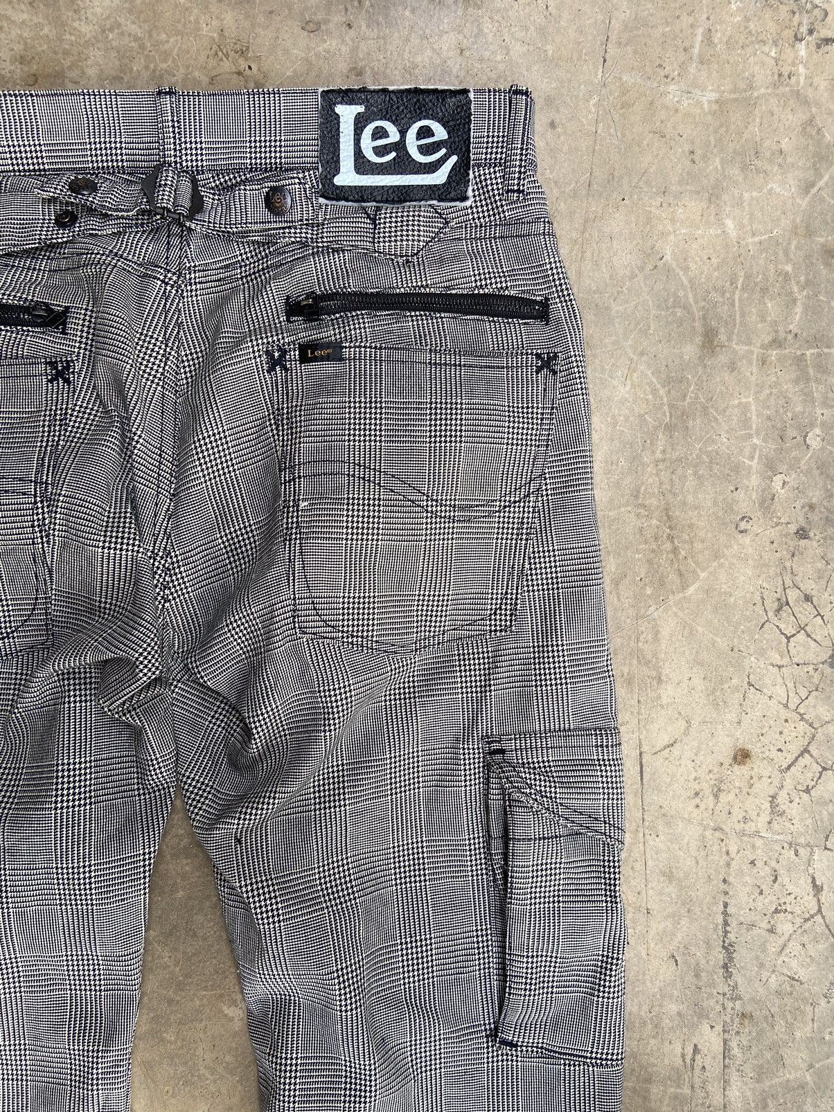 Beauty Beast 🔥 Lee Riders cargo pants punk plaid if six was nine Size US 33 - 10 Thumbnail