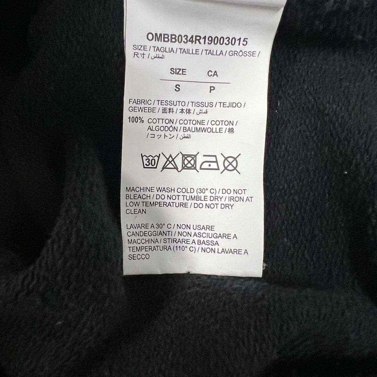 Off-White OFF-WHITE SS19 DIAG STENCIL HOODIE Size US S / EU 44-46 / 1 - 8 Thumbnail