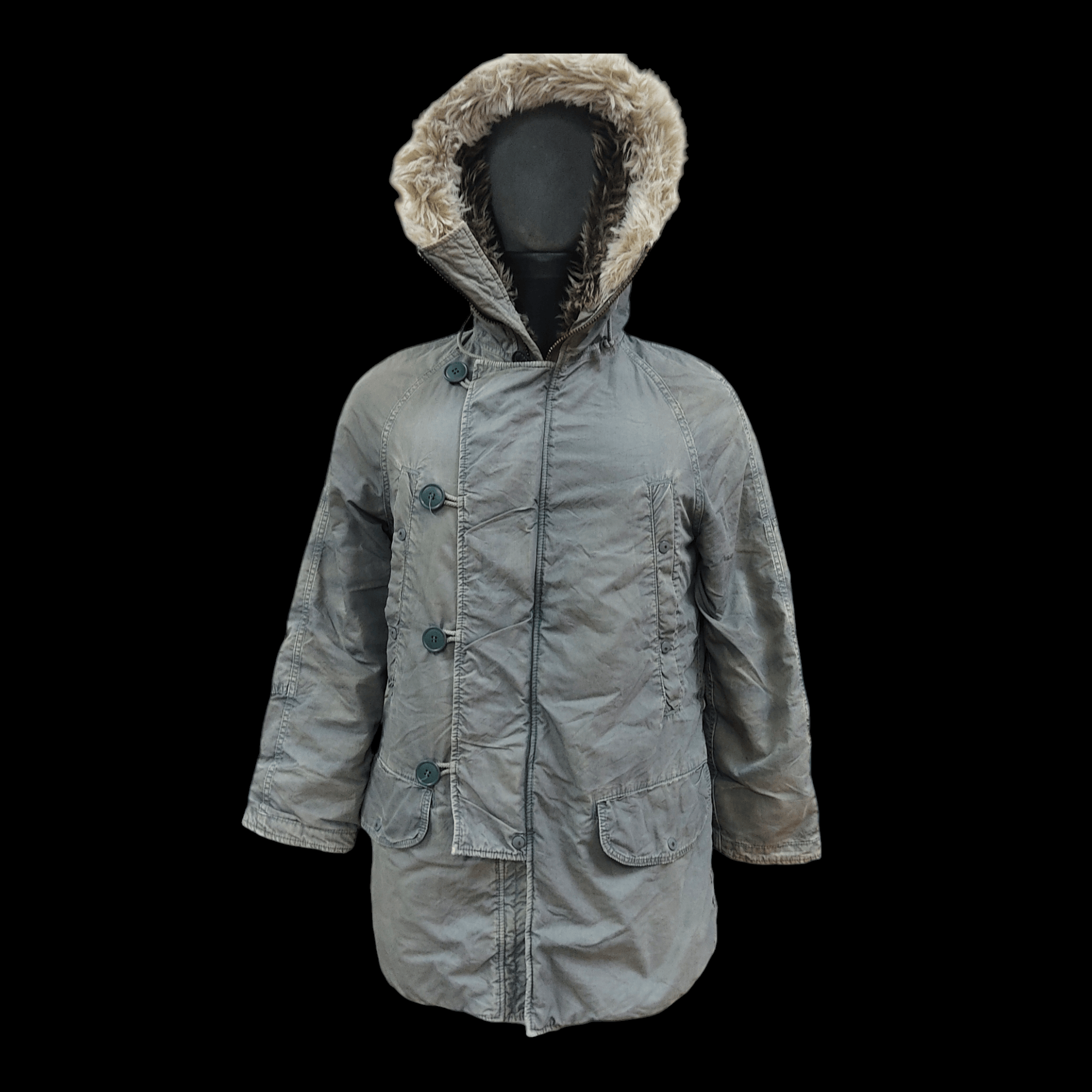 Japanese Brand DENIM & DUNGAREE Type N-3B Extreme Weather Parka Jacket Size US S / EU 44-46 / 1 - 3 Thumbnail