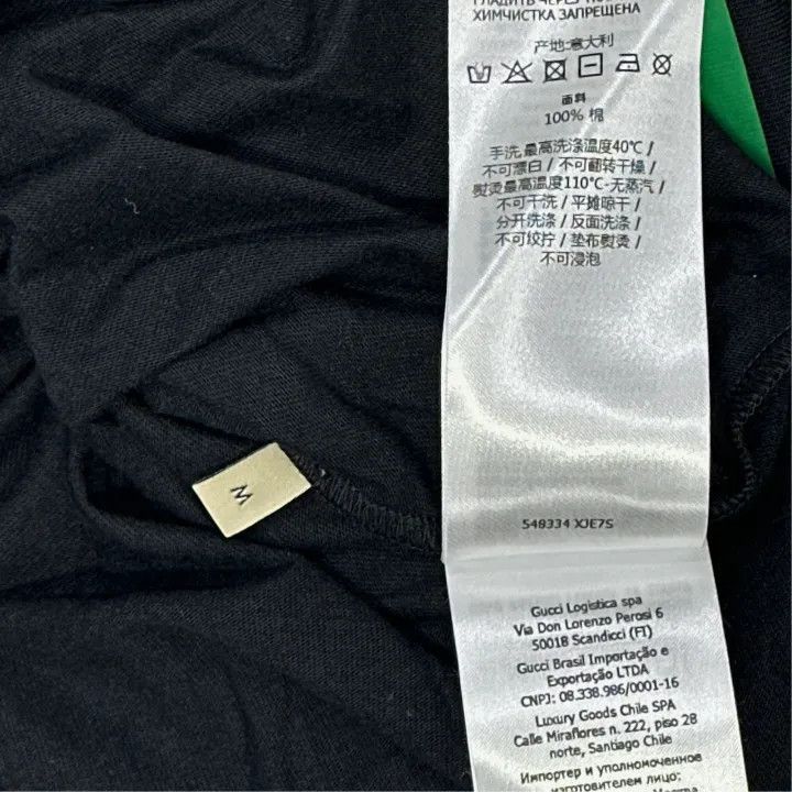 Gucci Gucci Gucci SS23 Printed Black Short Sleeve T-Shirt -2506 Size US M / EU 48-50 / 2 - 2 Thumbnail