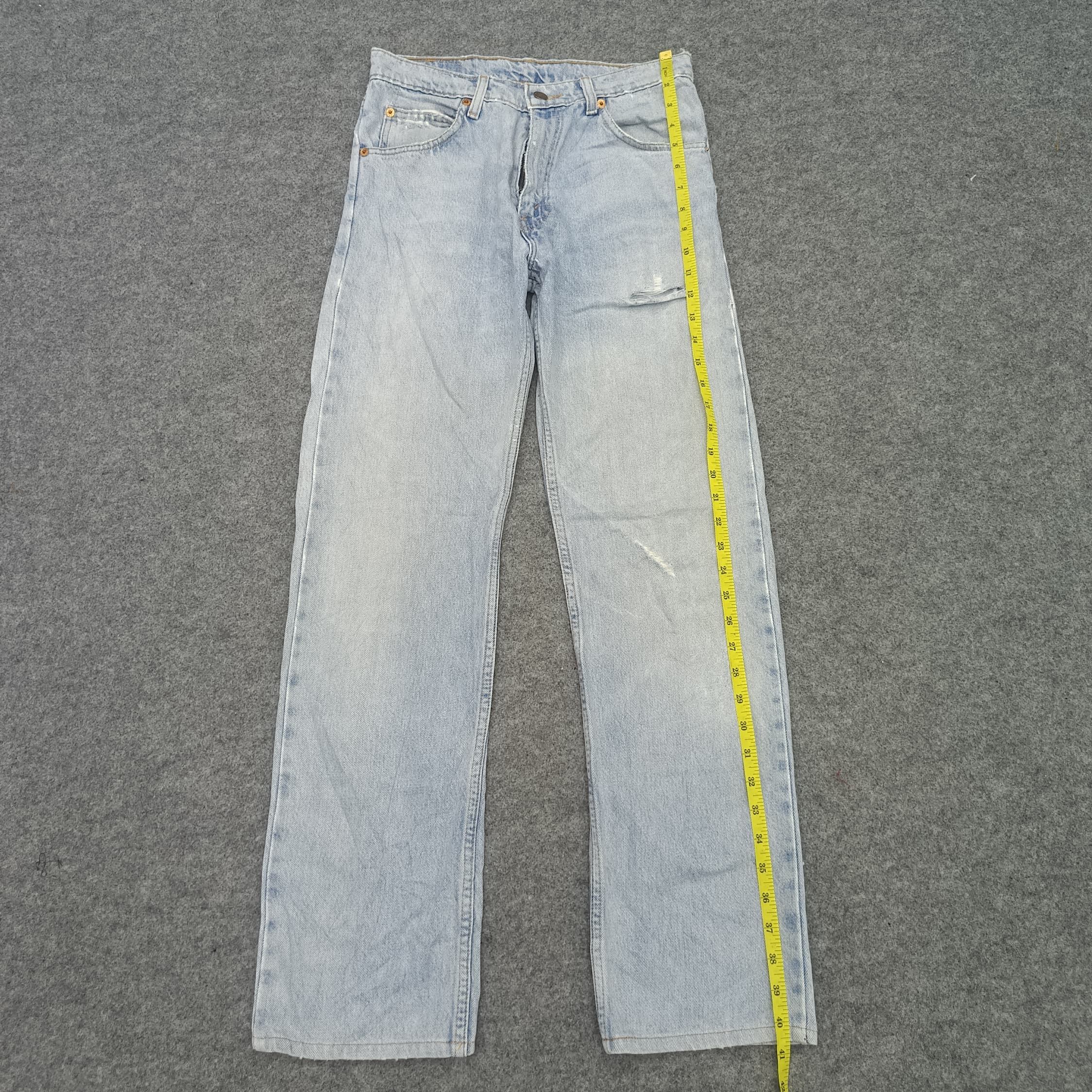 Levi's Vintage Levis Distressed Denim Kurt Cobain Style Size US 30 / EU 46 - 2 Thumbnail