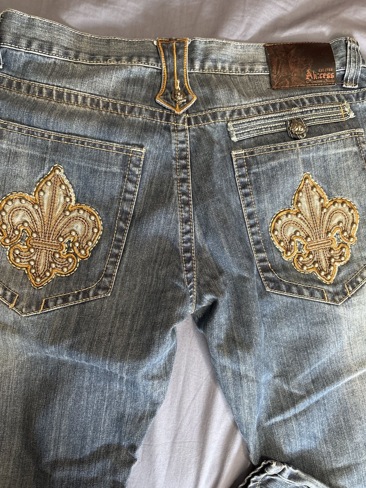 Vintage ⭕️ Vintage Early 2000’s Ak:cess Jeans ⭕️ Size US 38 / EU 54 - 2 Thumbnail
