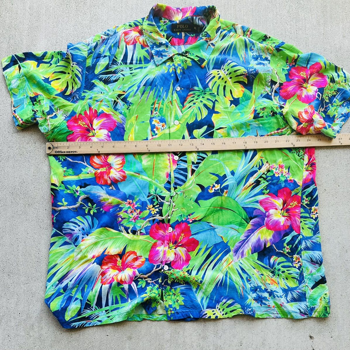 Polo Ralph Lauren Polo Ralph Lauren Hawaiian Shirt Men Size Xl 100% Viscose Size US XL / EU 56 / 4 - 5 Thumbnail