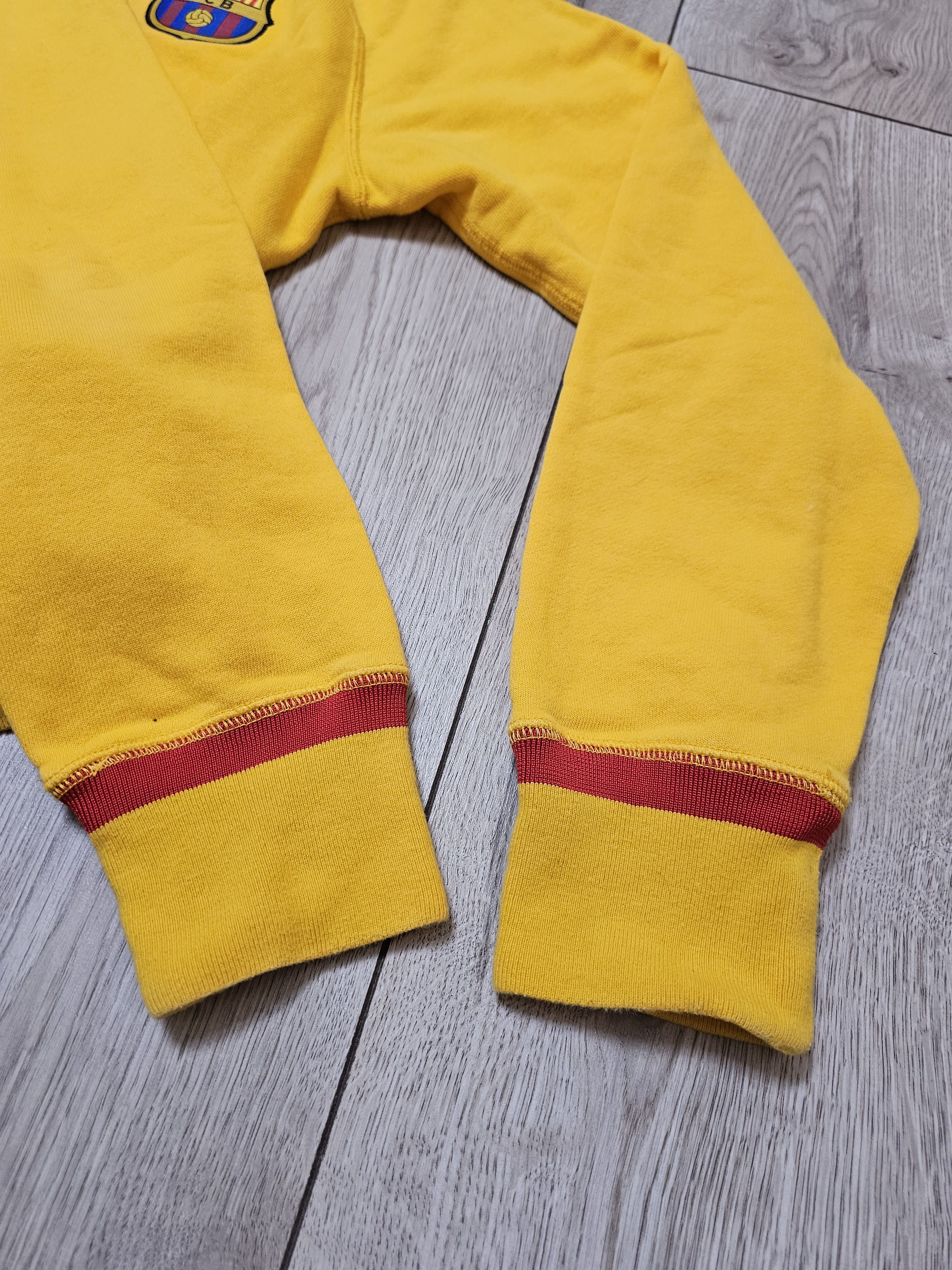 Nike BARCELONA SWEATSHIRT YELLOW FOOTBALL SWEATER SOCCER LONG Size US M / EU 48-50 / 2 - 5 Thumbnail