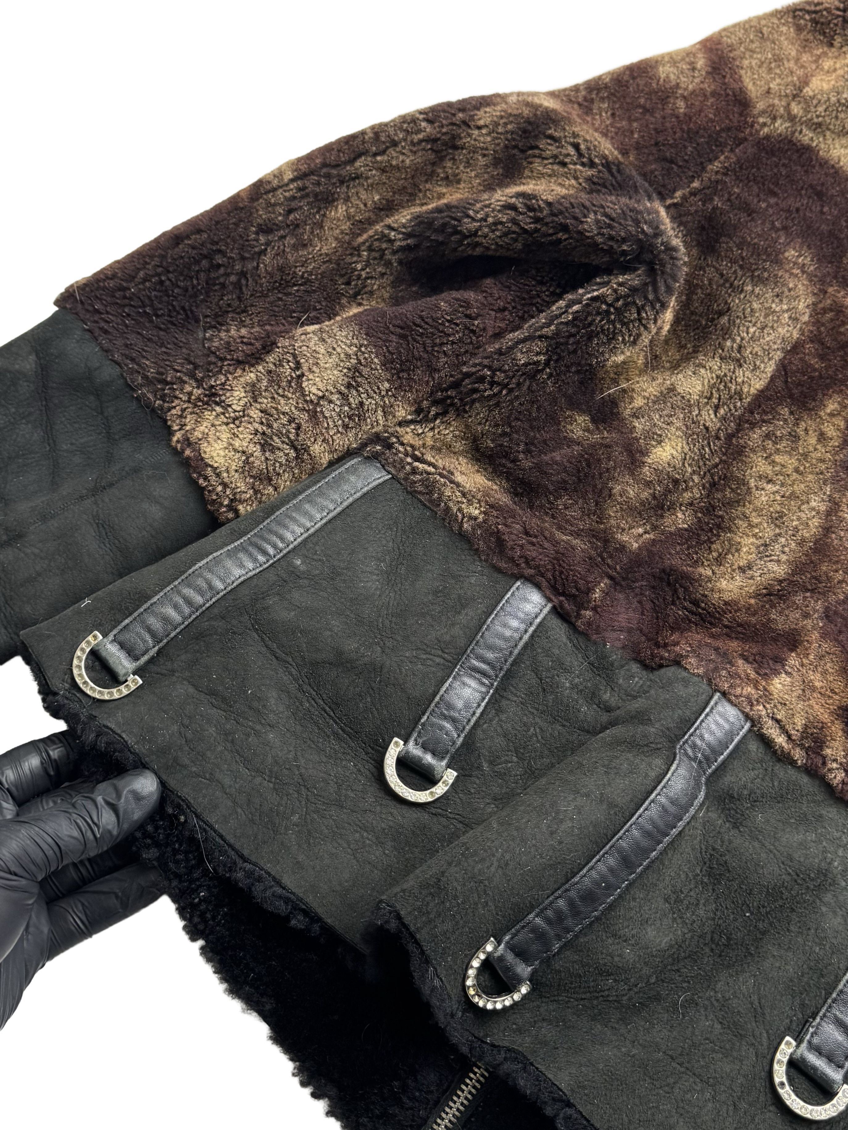 Vintage Vintage Real Sheepskin Cropped Jacket Size M / US 6-8 / IT 42-44 - 17 Thumbnail