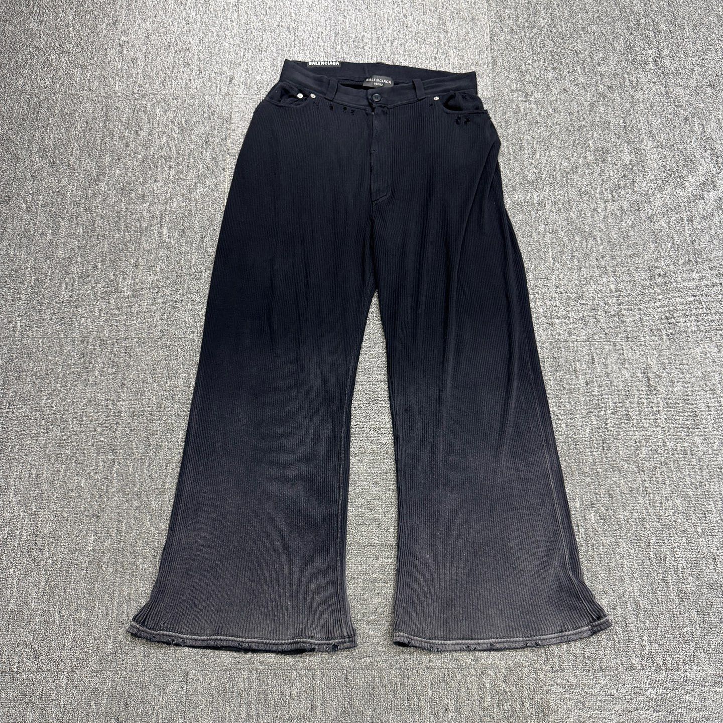 Balenciaga Balenciaga Unisex Ribbed Pants Size XS Size 26" / US 2 / IT 38 - 1 Thumbnail