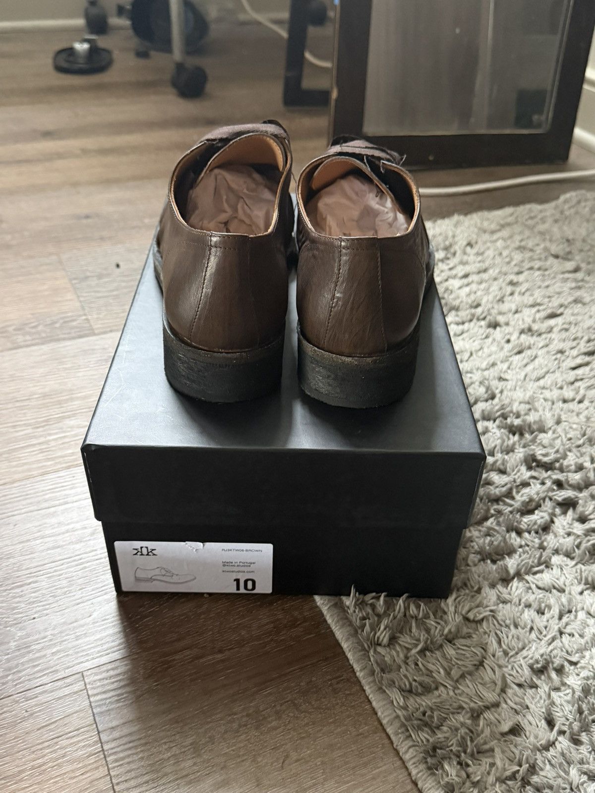 K-Two Studios Ktwo Studios Brown Suede Derby // Oxford Size US 11 / EU 44 - 3 Thumbnail