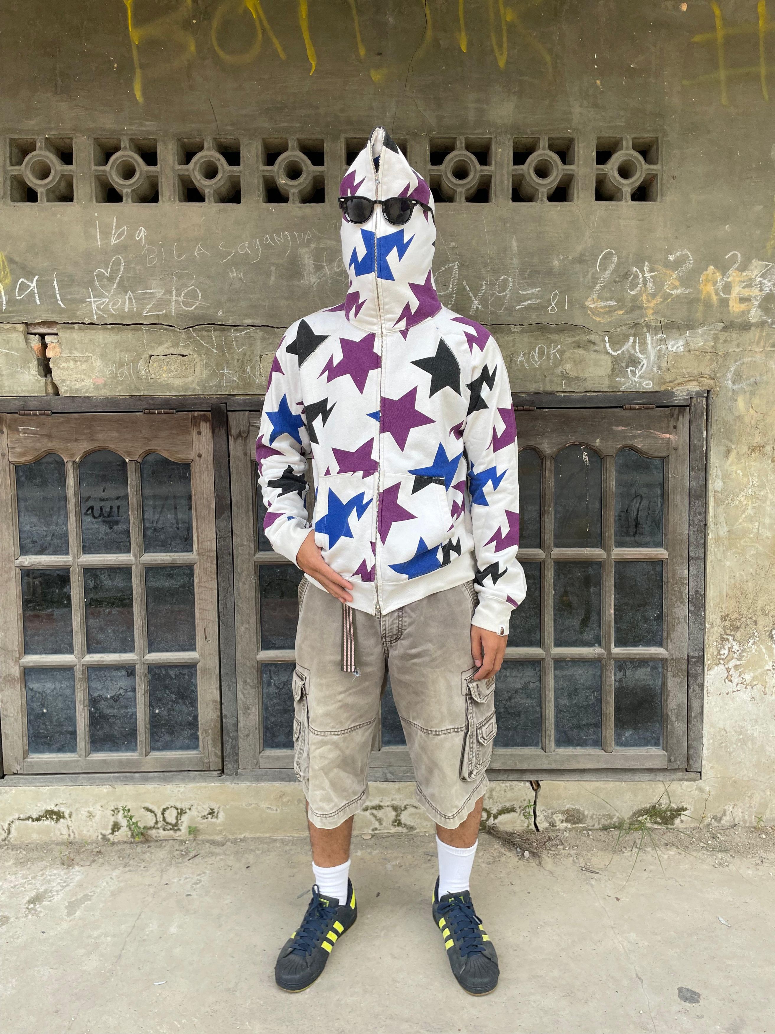 Bape Bape Hong Kong Sta Pattern Full Zip Hoodie Size US M / EU 48-50 / 2 - 1 Thumbnail