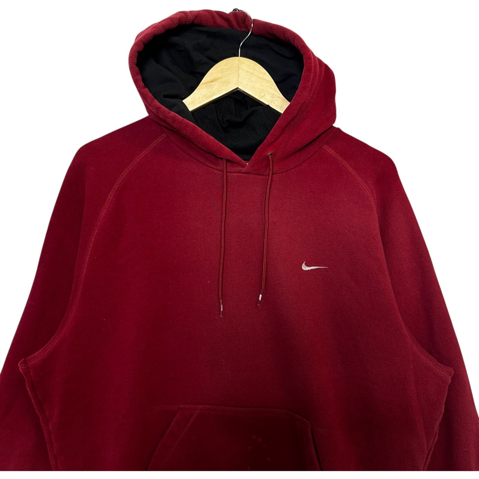 Nike Vintage Nike Mini Swoosh Pullover Hoodie L Size US L / EU 52-54 / 3 - 2 Thumbnail