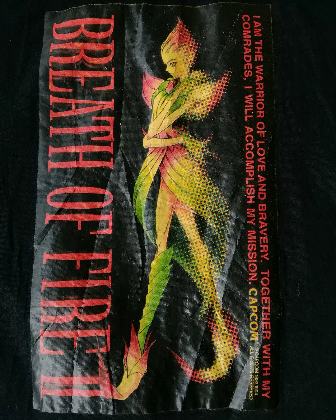 Anime Vintage 1994 Capcom Breath of Fire II Tees Rare JRPG Graphic Size US M / EU 48-50 / 2 - 2 Thumbnail